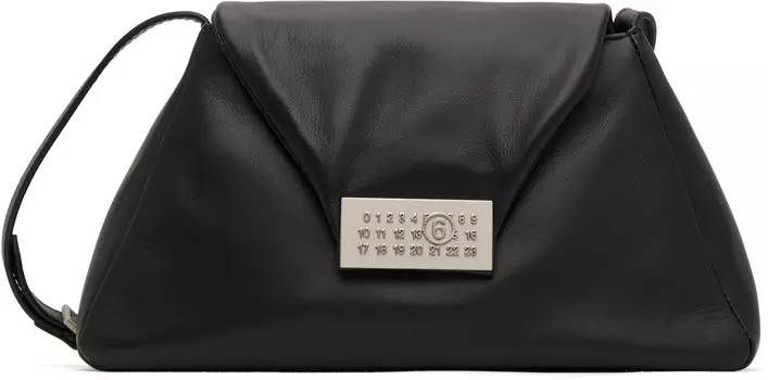 Кожаная сумка с цифрами среднего размера MM6 Maison Margiela