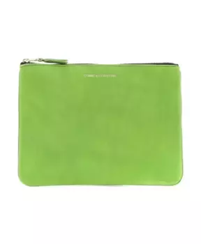 Кожаная сумка с логотипом Comme Des Garons, зеленый