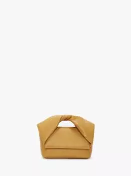 Кожаная сумка с ручкой JW Anderson, горчичный