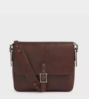 Кожаная сумка-саквояж Brixton OSPREY LONDON, коричневый