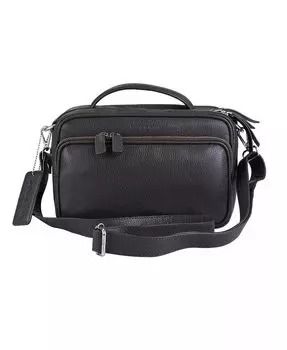 Кожаная сумка-саквояж через плечо Pebbled Collection Julianna Mancini, бежевый