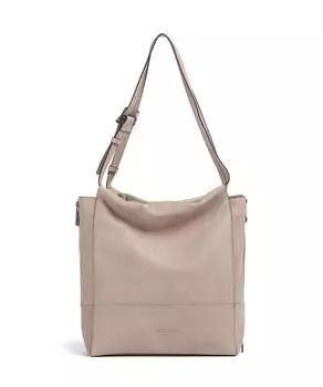 Кожаная сумка-шопер Lou 2 3d m из зерненой кожи Liebeskind, бежевый