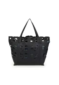 Кожаная сумка-шоппер Jade L 33 см Gabs, цвет Nero