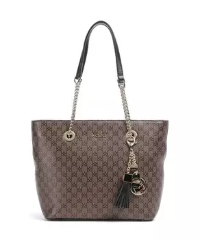 Кожаная сумка-шоппер Jasmine Kazar, коричневый