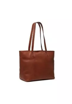 Кожаная сумка-шоппер Pisa 42 см с отделением для ноутбука The Chesterfield Brand, цвет Cognac