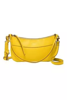 Кожаная сумка Skylar Fossil, желтый