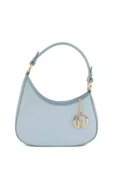 Кожаная сумка со съемным ремнем через плечо Lia Biassoni, синий