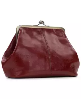 Кожаная сумка Sofia Kisslock Patricia Nash, красный