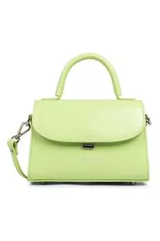 Кожаная сумка Suave Even Lancaster Paris, зеленый