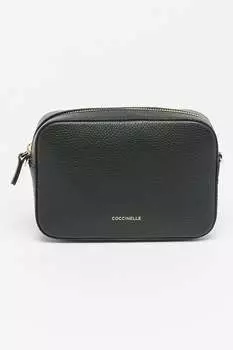 Кожаная сумка Тебе Coccinelle, черный