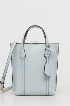 Кожаная сумка Tory Burch, синий