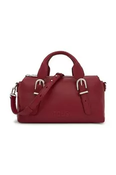 Кожаная сумка Tous, бордовый