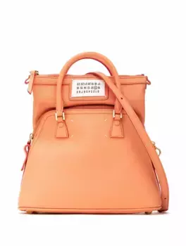 Кожаная сумка-тоут 5AC Medium Maison Margiela, оранжевый