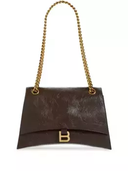 Кожаная сумка-тоут BALENCIAGA, коричневый