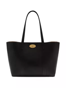 Кожаная сумка-тоут Bayswater Mulberry, черный