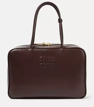 Кожаная сумка-тоут Beau Large Miu Miu, Radica