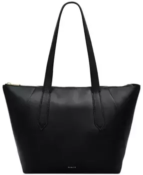 Кожаная сумка-тоут Bruton Street Small с застежкой на молнию Radley London, коричневый/бежевый