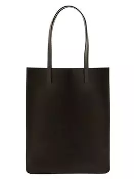 Кожаная сумка-тоут Cassiopea Il Bisonte, черный