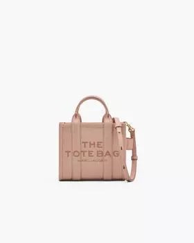 Кожаная сумка-тоут через плечо Marc Jacobs, розовый