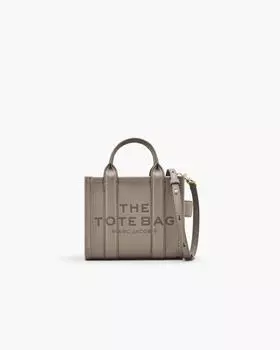 Кожаная сумка-тоут через плечо Marc Jacobs, цвет Cement
