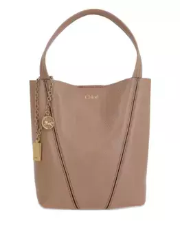 Кожаная сумка-тоут CHLO, коричневый