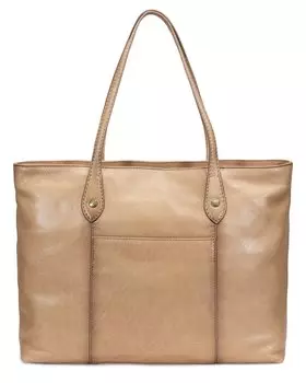 Кожаная сумка-тоут Frye Freya, бежевый