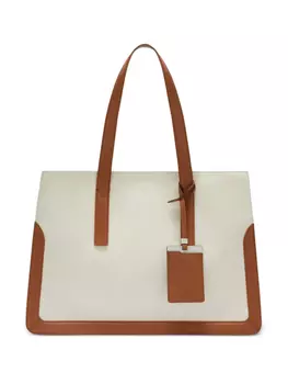 Кожаная сумка-тоут Furla, нейтральный