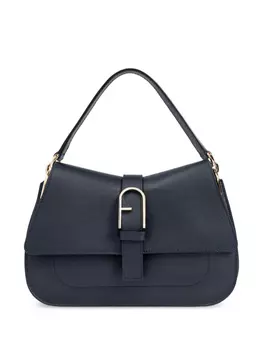Кожаная сумка-тоут Furla, синий