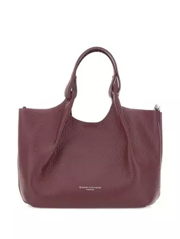 Кожаная сумка-тоут GIANNI CHIARINI, красный