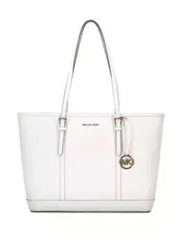 Кожаная сумка-тоут Jet Set MICHAEL KORS, нейтральный