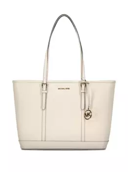 Кожаная сумка-тоут Jet Set MICHAEL KORS, нейтральный