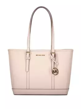 Кожаная сумка-тоут Jet Set MICHAEL KORS, розовый