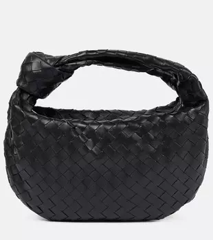 Кожаная сумка-тоут Jodie Teen Bottega Veneta, черный