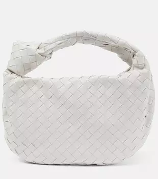 Кожаная сумка-тоут Jodie Teen Bottega Veneta, белый