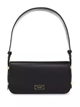 Кожаная сумка-тоут Kate Spade, черный