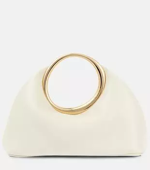 Кожаная сумка-тоут Le Petit Calino Jacquemus, Light Ivory