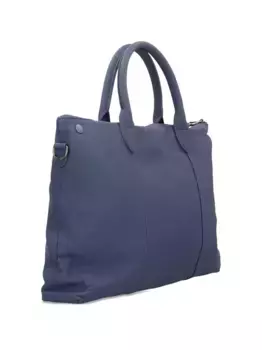 Кожаная сумка-тоут Longchamp, синий