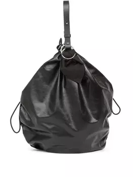 Кожаная сумка-тоут Maison Margiela, черный