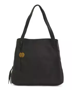 Кожаная сумка-тоут Marcy с несколькими карманами Margot, черный