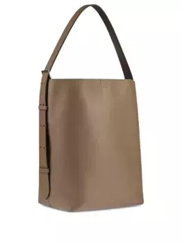 Кожаная сумка-тоут MAX MARA, коричневый