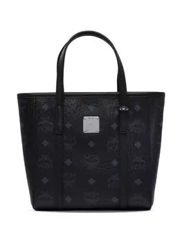 Кожаная сумка-тоут MCM, черный