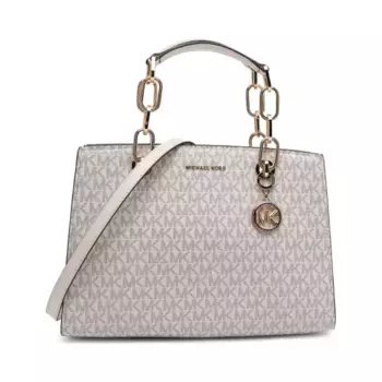 Кожаная сумка-тоут md Michael Kors, серый