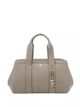 Кожаная сумка-тоут Michael Michael Kors, серый