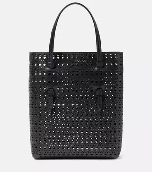 Кожаная сумка-тоут mina ns vienne wave Alaa, черный