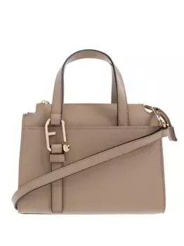 Кожаная сумка-тоут Nuvola Furla, нейтральный