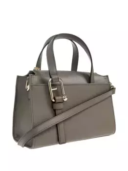 Кожаная сумка-тоут Nuvola S Furla, коричневый