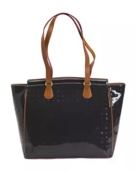 Кожаная сумка-тоут Piombo East West с застежкой-молнией сверху, сделано в Италии Arcadia, цвет Lead