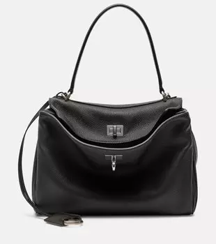 Кожаная сумка-тоут Rodeo Small Balenciaga, черный