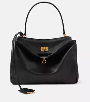 Кожаная сумка-тоут Rodeo Small Balenciaga, черный