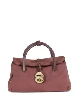 Кожаная сумка-тоут с двумя ручками Zanellato, красный